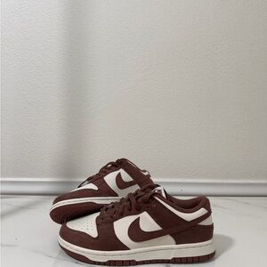 Nike Burnt Red and Cream Dunks